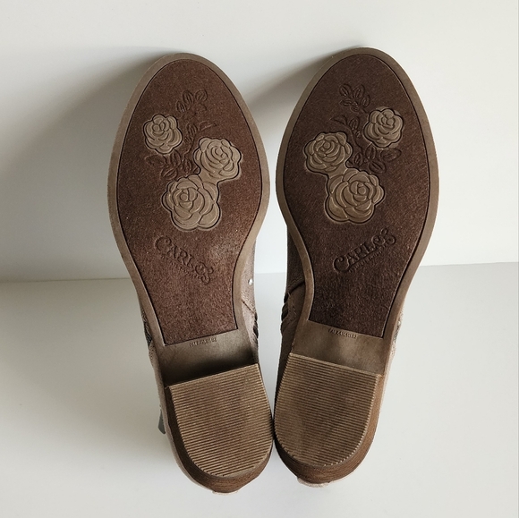 Carlos by Carlos Santana Brianne Women’s 8.5 Tan Ankle Bootie NEW - Picture 5 of 8